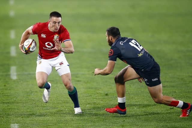 Josh Adams was used at full-back by the Lions and continued to ind his way to the tryline. Picture: Steve Haag/PA Wire