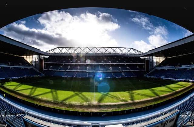 Ibrox Stadium hosts today's action. (Photo by Craig Foy / SNS Group)