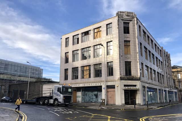 The historic listed building on Barrack Street in Dundee was home to the Robertson’s furniture store, which operated on the site between 1929 and 2011, when the company fell into administration.