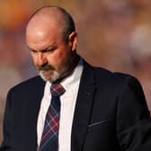 A downcast Steve Clarke at Hampden as his Scotland side saw their World Cup qualifying hopes ended by Ukraine. (Photo by Ian MacNicol/Getty Images)
