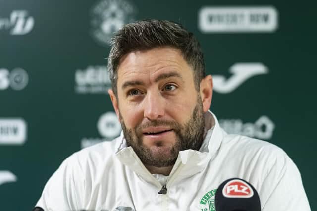 Hibs manager Lee Johnson is preparing his team to face Motherwell on Sunday.