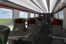 Standard class passengers would have have first class-style 2+1 seating. Picture: Grand Union