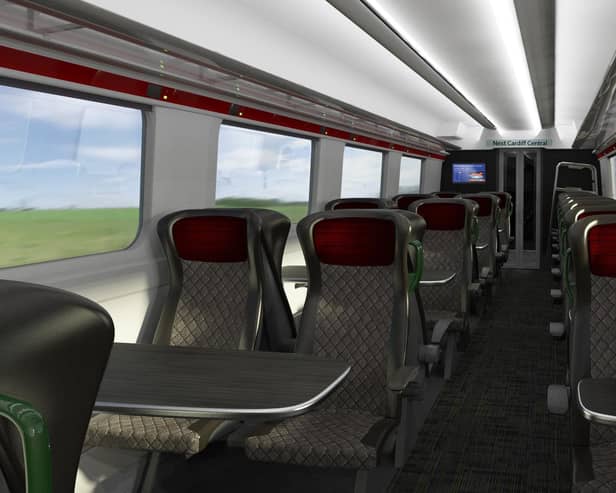 Standard class passengers would have have first class-style 2+1 seating. Picture: Grand Union