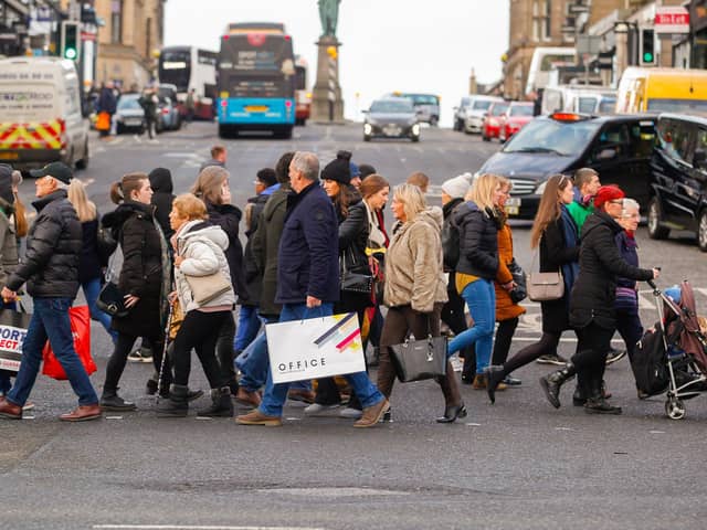 Total sales in Scotland were up 1.5 per cent year on year when adjusted for inflation, and buoyed by the early Easter (file image). Picture: Scott Louden.