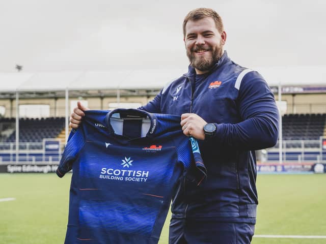 Edinburgh prop Boan Venter has signed a new two-year contract.  (Picture: Edinburgh Rugby)