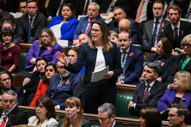 Melanie Ward MP speaking in the House of Commons (Pic: Submitted)