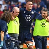 Sam Skinner injured his hamstring in Scotland’s warm-up game against France, causing him to miss the 2019 Rugby World Cup. Picture: Paul Devlin/SNS