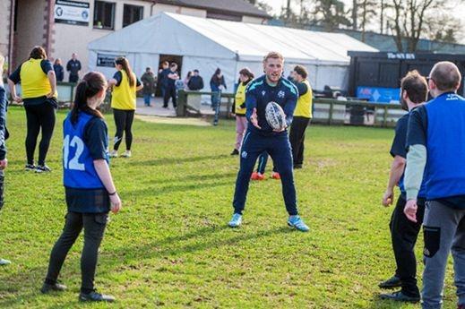 MATT AND ZANDER FAGERSON TEAM UP WITH SCOTTISH GAS TO SUPPORT STRATHMORE RUGBY CLUB’S SUSTAINABLE FUTURE