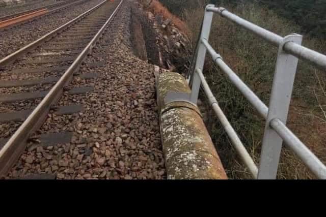 The line is expected to remain shut pending repairs until at least next week