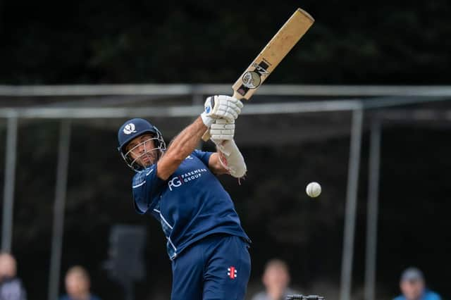 Scotland captain Kyle Coetzer has backed the side to bounce back from the defeat to Namibia in the T20 World Cup, which starts next week. (Photo by Mark Scates / SNS Group)