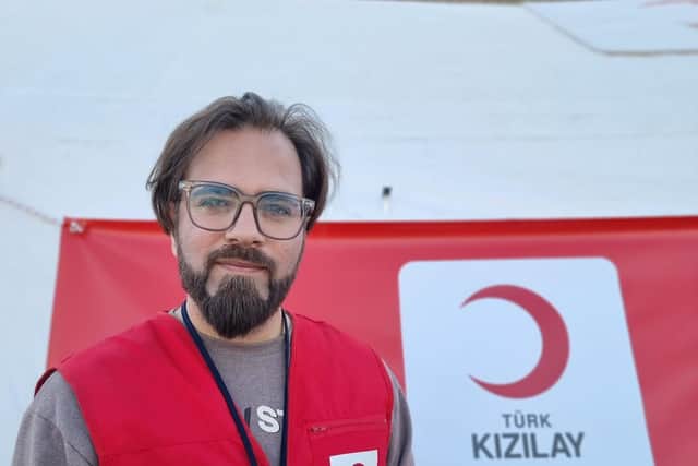 Yaqeen Sikander, a trauma counsellor working with the Red Crescent in southern Turkey, where an earthquake killed thousands of people last month.