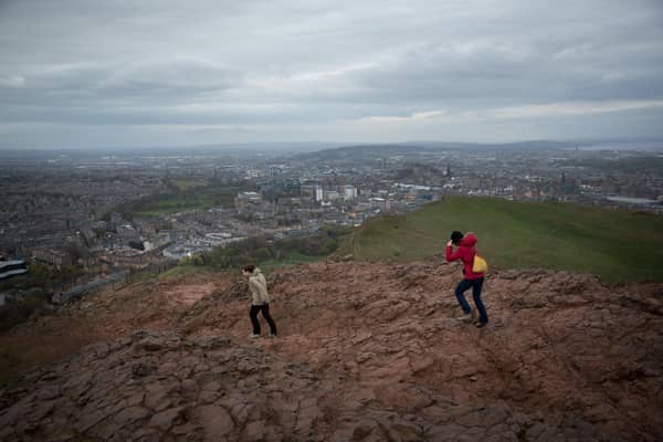 A view of Edinburgh from high on the slopes of Arthur's Seat (Picture: Matt Cardy/Getty Images)