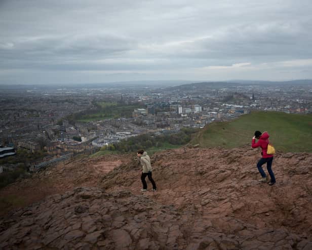 A view of Edinburgh from high on the slopes of Arthur's Seat (Picture: Matt Cardy/Getty Images)