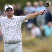 Ewen Ferguson celebrates after holing the winning putt in the ISPS Handa World Invitational presented by AVIV Clinics at Galgorm Castle in August. Picture: Oisin Keniry/Getty Images.