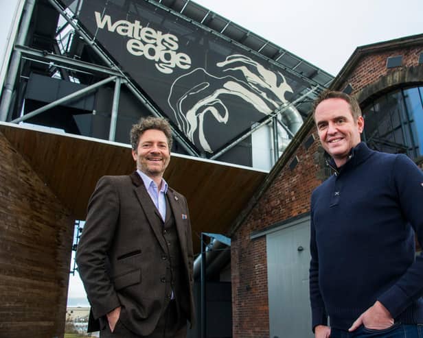 Broker Insights chairman Chris van der Kuyl (left) and chief executive Fraser Edmond. Picture: Alan Richardson