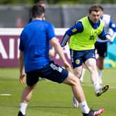 John Fleck has returned to Scotland training after testing positive for Covid-19. (Photo by Craig Williamson / SNS Group)