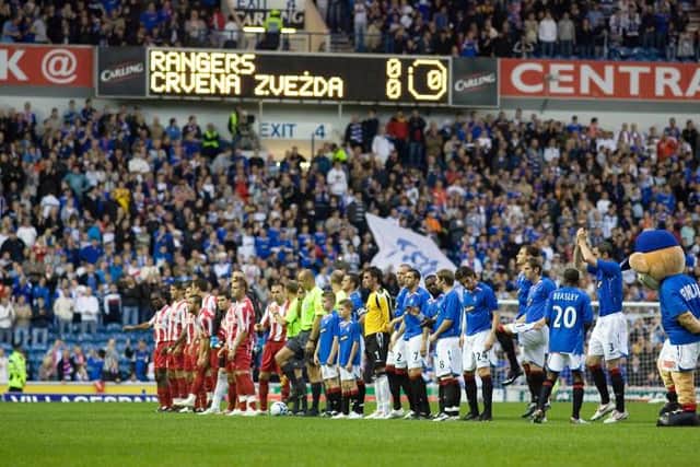 Rangers hosted Red Star in 1990 and in 2007 (pictured). (Picture: SNS)