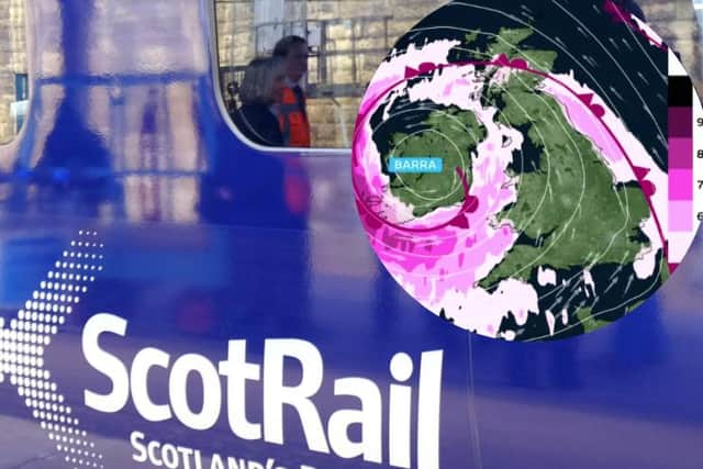 Train operators have cancelled and changed services in Scotland ahead of Storm Barra hitting the country on Tuesday.