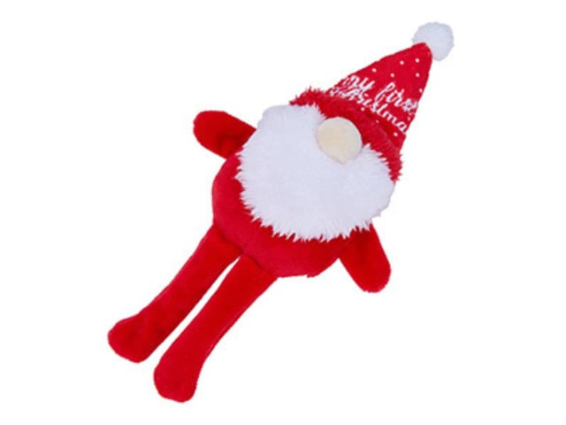 Perfect for any young Christmas arrivals, My First Christmas Santa Dog Toy has a squeaker that's sure to delight curious puppies and is made from soft, plush fabric which is gentle for your dog's mouth. It's available at Pets From Home for ÂŁ3.50.