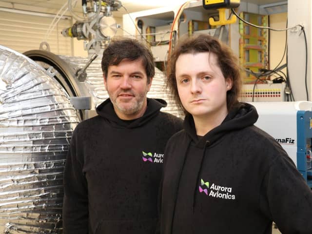LtoR Rowland Fraser and Oren Smith-Carpenter, co-founders Aurora Avionics