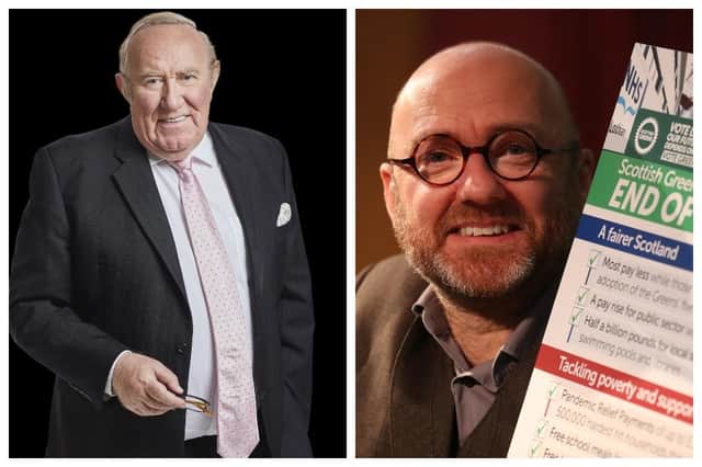 Patrick Harvie has hit out at criticism levelled to the Scottish Greens by Andrew Neil.