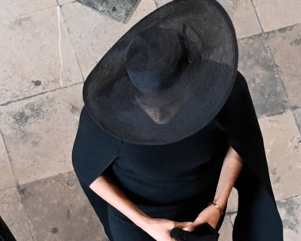 Convention: Kate, the Princess of Wales, stuck to a classic look for the service
(Photo: Gareth Cattermole/PA)