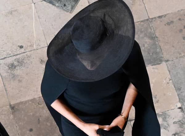 Convention: Kate, the Princess of Wales, stuck to a classic look for the service
(Photo: Gareth Cattermole/PA)