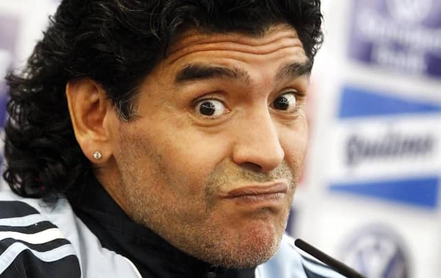 Operation: Argentina coach Diego Maradona underwent a brain operation