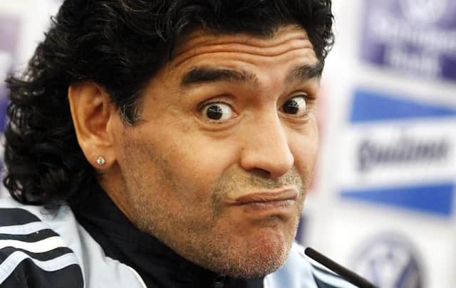 Operation:  Argentina coach Diego Maradona underwent a brain  operation