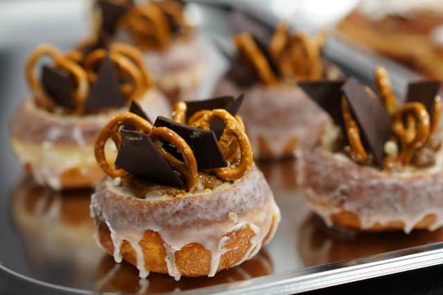 Salted caramel doughnuts from Wrecking Ball