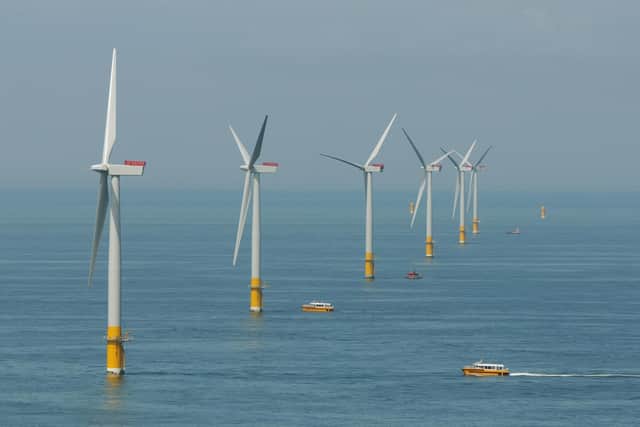 Greater Gabbard wind farm is among sites operated by the group’s SSE Renewables arm. Picture: Charles Hodge Photography.
