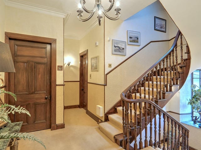 The house is set over three floors