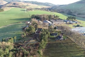 The James Hutton Institute’s Glensaugh research farm, near Fettercairn.