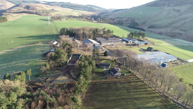 The James Hutton Institute’s Glensaugh research farm, near Fettercairn.
