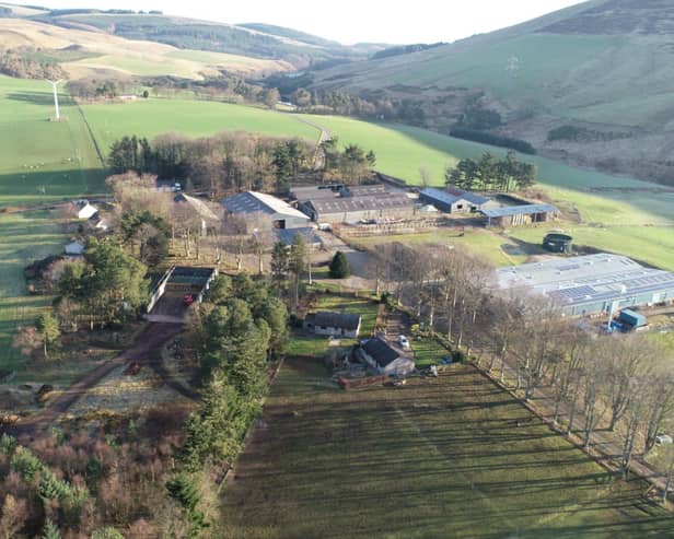 The James Hutton Institute’s Glensaugh research farm, near Fettercairn.