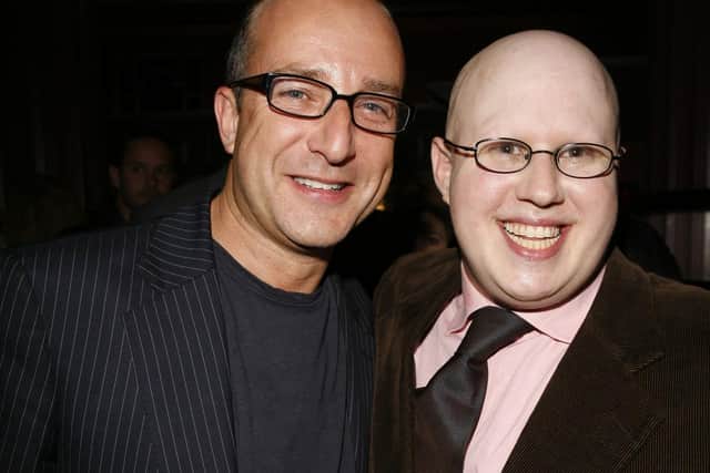 LONDON - OCTOBER 4:  Paul McKenna and Matt Lucas attend the after party for the opening night of 'Little Britain' hosted by David Walliams and Matt Lucas at the Carling Apollo Hammersmith on October 4, 2006 in London, England.  (Photo by Gareth Davies/Getty Images)