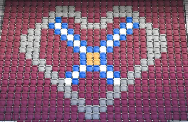 Hearts held a scaled back AGM at Tynecastle Park due to Covid-19. (Photo by Craig Foy / SNS Group)