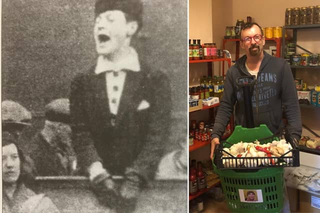 Kath Duncan, left and Ray Woolford, right, at Kath's Place in Lewisham picture: supplied
