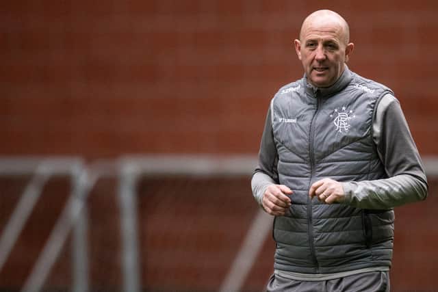 Rangers assistant manager Gary McAllister. Picture: SNS