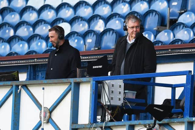 Rangers TV commentator Clive Tyldesley has refuted claims he has been sacked as commentator for Soccer Aid for Unicef. Picture: SNS