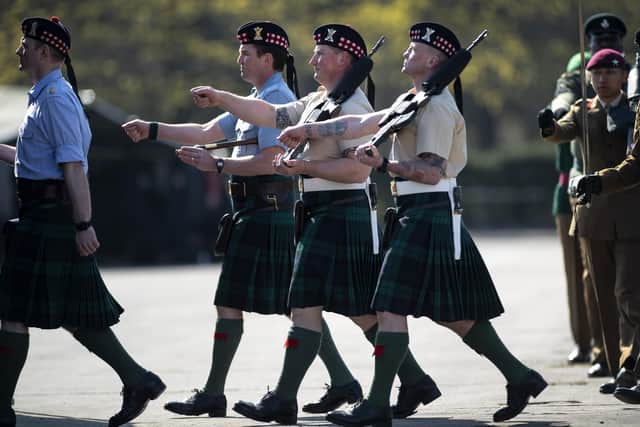 There are a large number of empty military houses in Scotland.