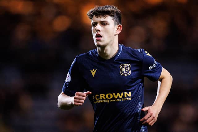 Owen Beck has been recalled by Liverpool following an impressive loan spell at Dunde which attracted the interest of both Celtic and Rangers. (Photo by Ross Parker / SNS Group)