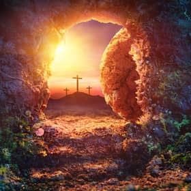 Easter Sunday, also known as Resurrection Sunday, is a Christian holiday that celebrates Jesus Christ rising from the dead.