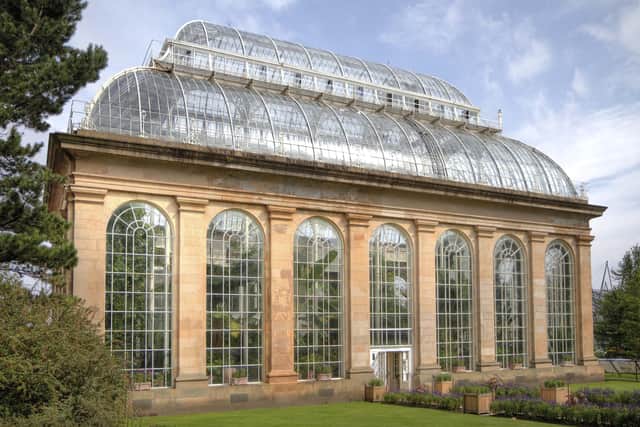 The iconic Victorian palm houses at the RBGE's Inverleith site, built in the 1800s, are currently undergoing a major refurbishment that will see them continue to support exotic plants into the future. Picture: RBGE