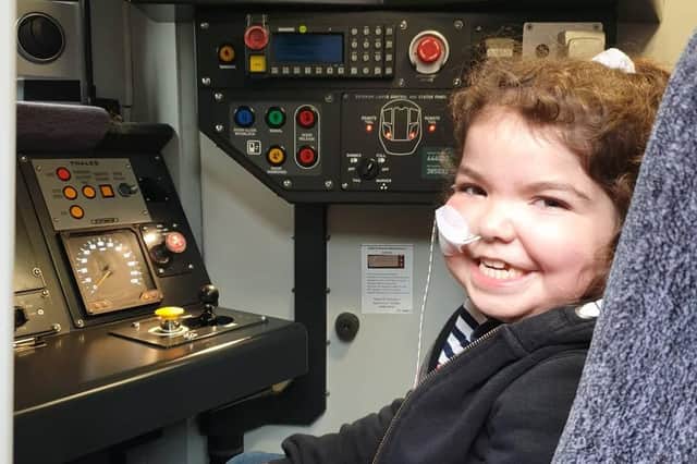 Sophia visited the cab of an Avanti West Coast Pendolino and a Scotrail Class 385.