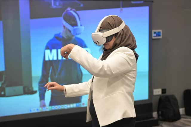 The new Edinburgh-based Centre of Excellence will also use virtual reality to train in laboratory skills.