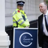 Former chief medical officer Chris Whitty attends the UK Covid-19 inquiry in London. Picture: Dan Kitwood/Getty Images