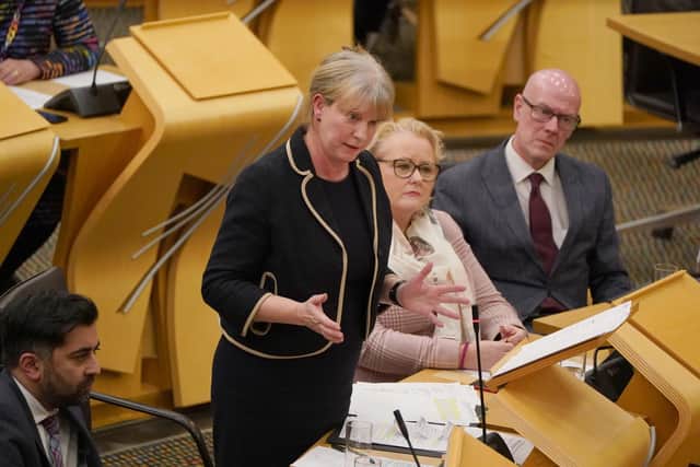 As Housing Secretary, Shona Robison should have done more to tackle the numbers of children in temporary accommodation (Picture: Andrew Milligan/PA)