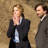 Anna Gunn and David Tennant in Gracepoint, a new addition to the STV Player. Picture: Ed Araquel/Fox.