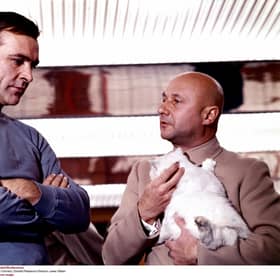 A pensive Sean Connery and You Only Live Twice co-star Donald Pleasence have perhaps learned about political correctness (Picture: Danjaq/Eon/Ua/Kobal/Shutterstock)